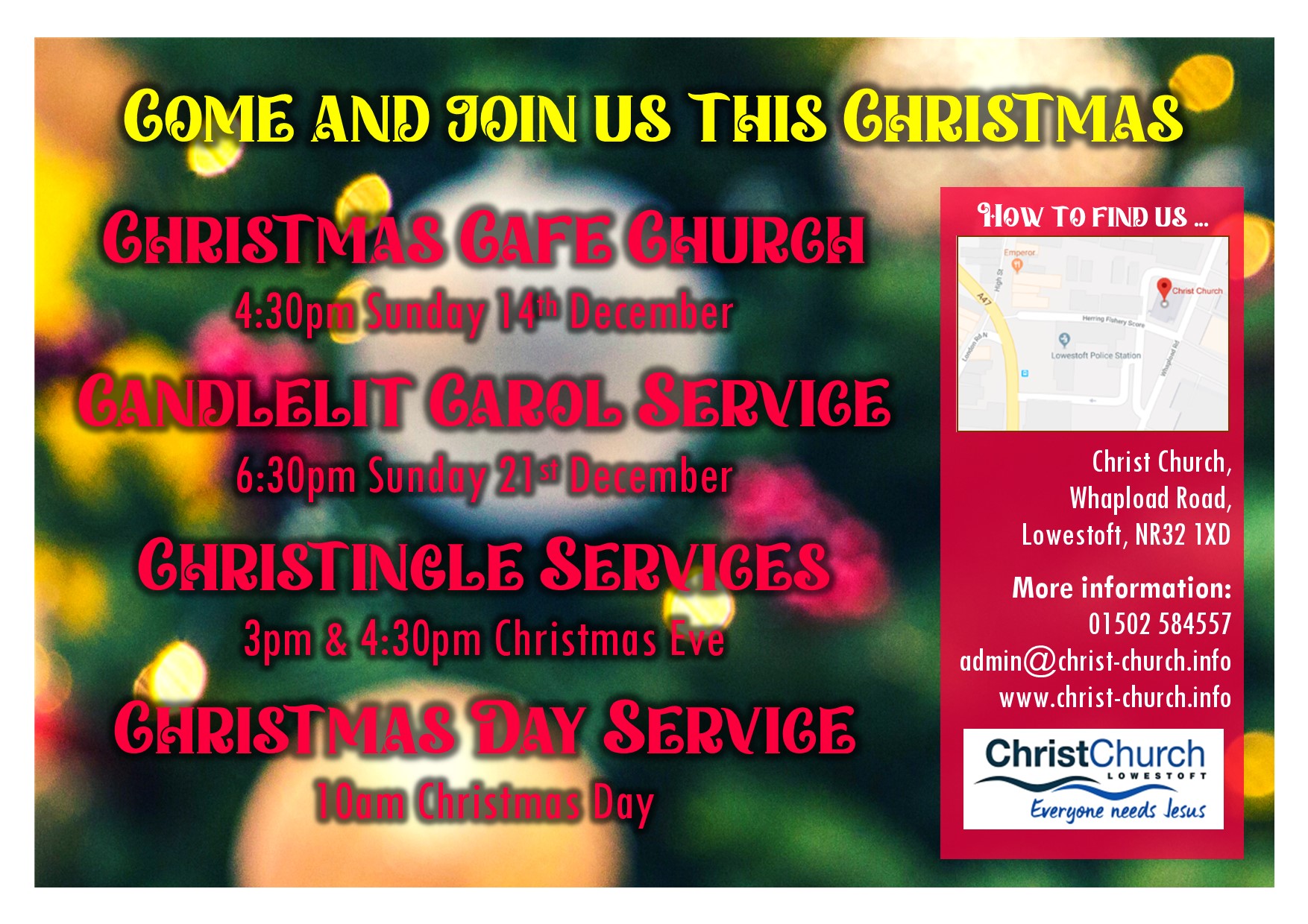 Christmas Services 2025