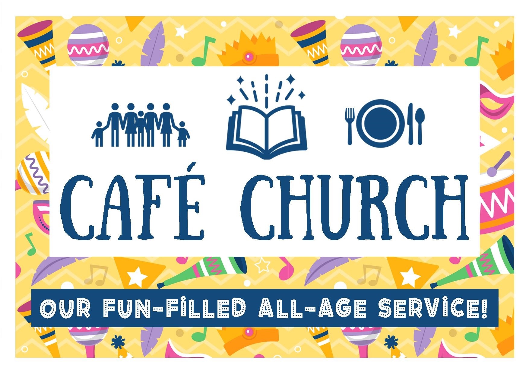 Cafe Church (A6 postcard 2022-