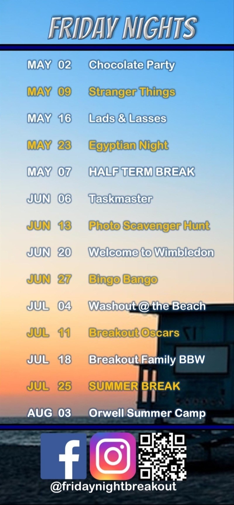 Breakout Summer Card 2025