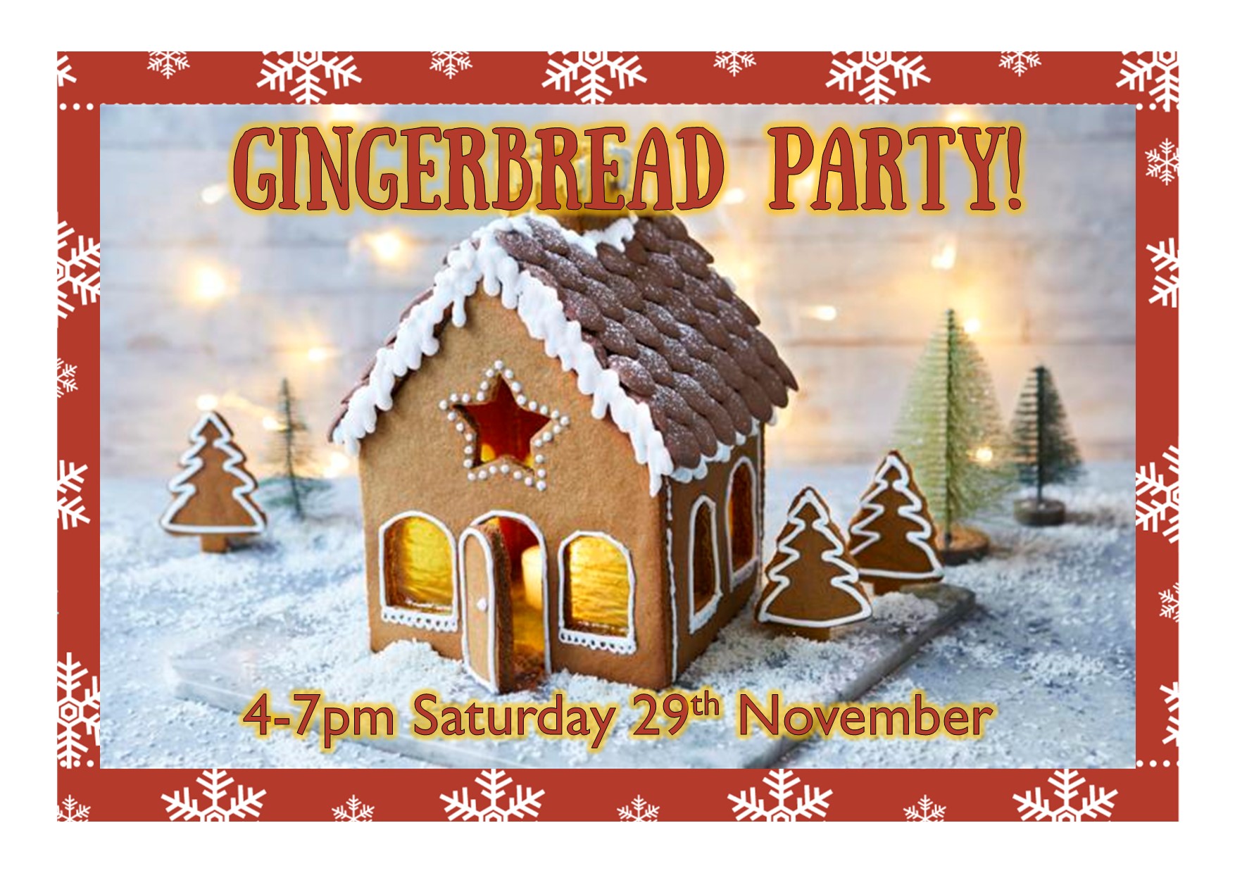 Gingerbread Event 2025 - FRONT